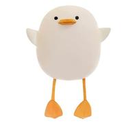 JOSON Animales de peluche de pato, almohada de felpa de pato, Navidad, regalos del día de San Valentín (blanco, 13.7 pulgadas)