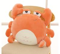 JOSON Peluche de Cangrejo de 16 Pulgadas, Almohada de Felpa Súper Suave, Juguete para Niños, Regalo de Cumpleaños