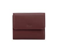 Jost Arva Cartera Bloqueo RFID Piel natural 12 cm rojo