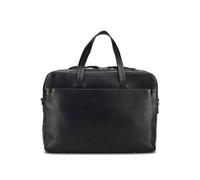 Jost Arva Maletín Piel natural 36 cm Compartimento para el portátil negro