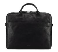 Jost bolsa de ordenador portátil maletín con compartimento para portátil Glasgow Business Bag 1C Black negro