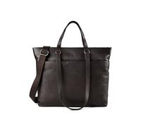 Jost Bolsos shopper oficina Lysa de piel, 36 cm, con compartimento para portátil marrón