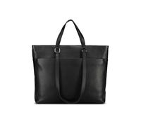 Jost Bolsos shopper oficina Lysa de piel, 36 cm, con compartimento para portátil negro