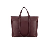 Jost Bolsos shopper oficina Lysa de piel, 36 cm, con compartimento para portátil rojo