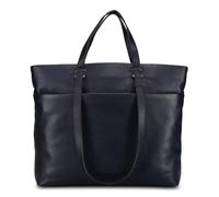 Jost Cuero maletín bolso shopper con compartimento para portátil Lysa Business Shopper Navy azul marino
