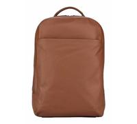 JOST Cuero mochila para el portátil con compartimento para portátil Tromsoe Backpack Cognac marrón claro