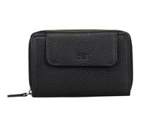 Jost Cuero Monedero Vika Zip Wallet Black Negro