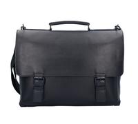 Jost Futura Maletín Piel 38 cm Compartimento para portátil negro