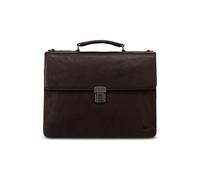 Jost Glasgow Maletín Bloqueo RFID Piel natural 40 cm Compartimento para el portátil marrón