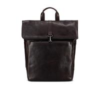 Jost London Mochila de día Piel natural 44 cm Compartimento para el portátil marrón