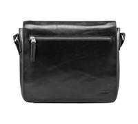 Jost Skagen Maletín Mensajero Piel 32 cm Compartimento para el portátil negro