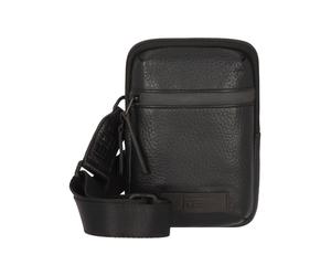 Jost Stockholm Bolsa de hombro Piel natural 13 cm negro