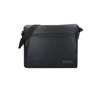 Jost Stockholm Maletín Mensajero Piel natural 38 cm Compartimento para el portátil negro