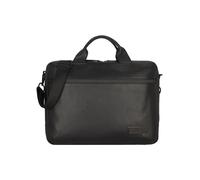 Jost Stockholm Maletín Piel natural 37 cm Compartimento para el portátil negro
