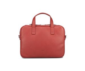 Jost Vika Bolsa para portátil Piel natural 34 cm rojo