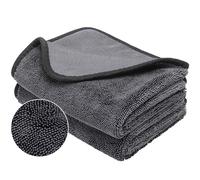 Jostift 2 paños de secado Shiny Bath XXL, 40 x 60 cm, para cabinas de ducha y baño, paños de microfibra con pelo trenzado