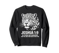 Josué 1:9 Jaguar Faith Strength Sudadera