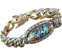 JosuE Pulsera de Cuentas de Mantra de Seis Caracteres, Pulseras de Buena Suerte para Hombres y Mujeres (Style A,20CM)