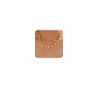 JotCa Collar con dije de playa para mujer, delicado chapado en oro de 18 quilates, cadena de clip de papel, concha de mar, estrella de mar, delfín, gargantilla bohemia para el océano, regalo de