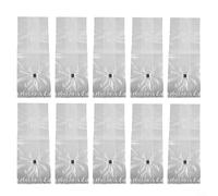 Jotekonoby 10 bolsas de cultivo de hongos de alto rendimiento, bolsas de cultivo de hongos transparentes para cultivo con parche de filtro de varios tamaños, jardinería gourmet (15 x 50)
