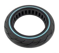 Jotekonoby 10 pulgadas 10x2125 eléctrico sólido para Segway para neumático no neumático F20/f25/f30/f40 Scooter de goma resistente Ninebot de repuesto sin plano (azul)