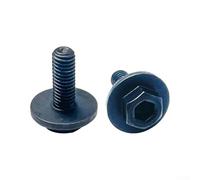 Jotekonoby 5882 Tornillo de rosca inversa de 6 mm para sierra circular eléctrica, pieza de repuesto antivibración de acero con alta concentricidad, máquina de corte antirosca