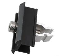 Jotekonoby Abrazadera de extremo de panel solar, clip de montaje de módulo fotovoltaico, soporte de fijación de acero inoxidable para instalación de casa de barco, 30-50 mm, altura del marco negro