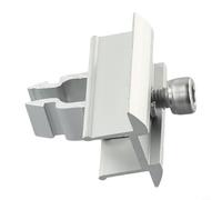 Jotekonoby Abrazadera de extremo de panel solar, clip de montaje de módulo fotovoltaico, soporte de fijación de acero inoxidable para instalación de casa de barco, 30-50 mm, altura del marco negro