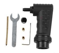 Jotekonoby Accesorio convertidor de herramienta giratoria de ángulo recto de 90 grados para kit de amoladora eléctrica Dremel 4000 3000 8200 275, construcción de metal y plástico para difícil acceso
