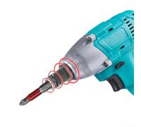 Jotekonoby Adaptador de llave inalámbrica de 18 V, eje de llave eléctrica sin escobillas para soporte de brocas, accesorio de herramienta eléctrica de acero al cromo vanadio, doble uso (uso dual)