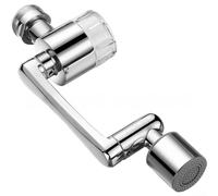 Jotekonoby Aireador de grifo de latón giratorio de 360 grados con impureza de óxido de sedimento y presión de agua equilibrada para grifos residenciales y comerciales (A)