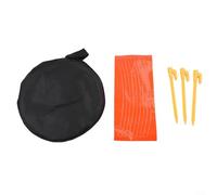 Jotekonoby Almohadilla de aterrizaje plegable, 75 cm, portátil, impermeable, con clavos de aterrizaje y tiras reflectantes, para DJI y otros UAV (55 cm de doble cara)