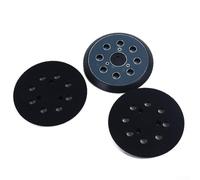 Jotekonoby Almohadilla de lijado de 5 pulgadas para lijadoras orbital aleatorias Makita, placa trasera de repuesto de extracción de polvo de 8 agujeros compatible con BO5021K BO5010 BO5021 BO5030