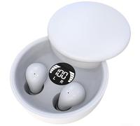 Jotekonoby Auriculares inalámbricos SK26 BTV5 4 pequeños e invisibles diseñados para dormir y hacer deporte, batería de larga duración para uso durante todo el día (blanco)
