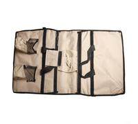 Jotekonoby Bolsas de tela plegables con forro de vagón, bolsa interior de repuesto para carrito de carrito, forro de tela Oxford impermeable para camping, playa, picnic (caqui)