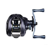 Jotekonoby Carrete de pesca de cebo 5+1BB con relación de transmisión 7.2:1, arrastre máximo de 8 kg, sistema de freno magnético para señuelo pesado y lanzamiento largo, compatible con PE 0. (rueda
