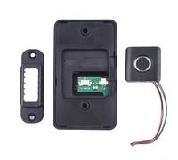 Jotekonoby Cerradura biométrica de seguridad electrónica sin llave con acceso a contraseña y soporte para múltiples usuarios, se adapta a unidades de almacenamiento de oficina en casa, ABS (20 huellas
