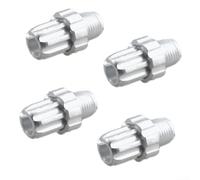 Jotekonoby Cierre de componente de freno de ciclismo, perno de ajuste de palanca de freno, tornillo de pivote de freno de aleación de aluminio, pasador de palanca de freno roscado (4 piezas plateadas)