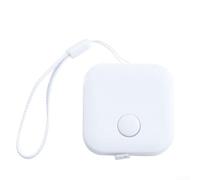 Jotekonoby Cinta métrica retráctil de 1,5 m para coser y sastrería con cordón, regla de medición corporal suave y flexible para costura y manualidades, mini portátil (blanco)