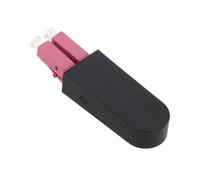 Jotekonoby Conector de bucle trasero de fibra óptica LC/UPC, adaptador multimodo único para OM3 OM4 LC para cable, herramienta de probador de fibra óptica, bucle de red (OM4 50/125)