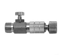 Jotekonoby Conector de manguera de desconexión rápida para aerógrafo, adaptador de acoplamiento para pintura en aerosol, herramienta de aire, mini compresor, aleación de plata, 4,5 cm