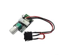 Jotekonoby Controlador de velocidad del motor CC 6-28V 3A, interruptor de marcha atrás, control de automatización industrial, carcasa ABS, paquete de 2 (paquete de 4)