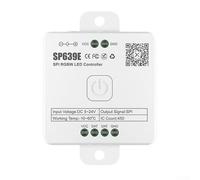 Jotekonoby Controlador LED para tira RGB, controlador de sincronización de música direccionable DC5V-24V con 18 modos de música, control de luz de efectos de color DIY a través de la aplicación