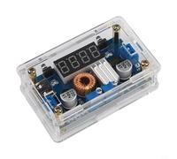 Jotekonoby Convertidor reductor DC-DC de 5-36 V a 1.25-32 V, módulo convertidor ajustable con puerto de carga USB, regulador de voltaje de pantalla digital, 5 A máx