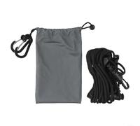 Jotekonoby Cordón colgante de camping de 5 metros con 10 ganchos, correa de almacenamiento ajustable para tienda de campaña al aire libre para senderismo, sostiene utensilios de cocina y equipo