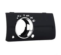Jotekonoby Cubierta negra del panel del interruptor de los faros delanteros para la clase E W211, protector del botón de control del tablero de instrumentos negro 2003-2008