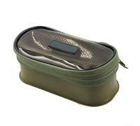 Jotekonoby Cubo de pesca de alfombra para pesca de carpa, organizador de bolsas de almacenamiento plegable de EVA, compacto, impermeable, PVA y soporte de aparejos terminal, 16 x 9,5 x 6 cm