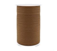 Jotekonoby Cuerda para tienda de campaña al aire libre, 100 m, cable de nailon resistente de polipropileno para tendedero, amarre de barco, reparación y senderismo, resistente a la intemperie (marrón)