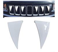 Jotekonoby Decoraciones de dientes de vampiro de Halloween para rejilla delantera del vehículo, colmillos de plástico resistentes a la intemperie para sedanes, camiones, furgonetas, SUV