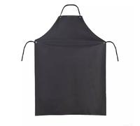 Jotekonoby Delantal de trabajo industrial de PVC, resistente, impermeable y a prueba de manchas de aceite, delantal de cocina con correa ajustable para el cuello, delantal de limpieza de vinilo